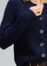 Load image into Gallery viewer, zaket and plover Alpaca Cardi Midnight