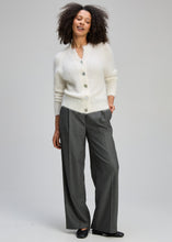Load image into Gallery viewer, zaket and plover Alpaca Cardi White