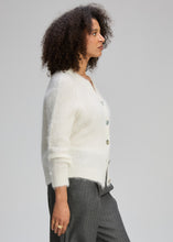 Load image into Gallery viewer, zaket and plover Alpaca Cardi White