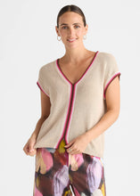 Load image into Gallery viewer, ZP8820 Zaket & Plover Crochet Trim Tank