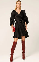 Load image into Gallery viewer, DIMMI WRAP MINI DRESS
