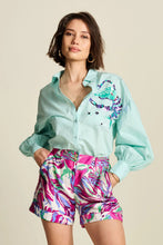 Load image into Gallery viewer, BLOUSE AQUA BLUE