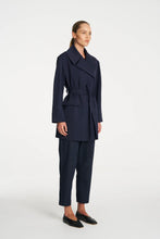 Load image into Gallery viewer, Mela Purdie Wrap Trench  -BLACK
