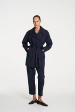 Load image into Gallery viewer, Mela Purdie Wrap Trench  -BLACK

