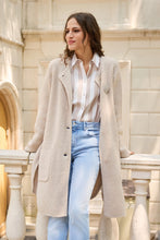 Load image into Gallery viewer, Monari Knit coat with brooch
