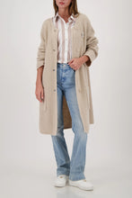Load image into Gallery viewer, Monari Knit coat with brooch
