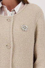 Load image into Gallery viewer, Monari Knit coat with brooch
