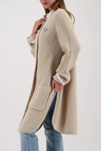 Load image into Gallery viewer, Monari Knit coat with brooch
