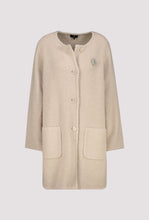 Load image into Gallery viewer, Monari Knit coat with brooch
