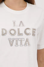 Load image into Gallery viewer, Monari T-shirt with decorative lettering
