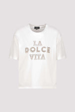 Load image into Gallery viewer, Monari T-shirt with decorative lettering
