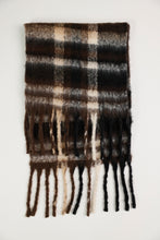 Load image into Gallery viewer, Monari  Flannel Check Scarf
