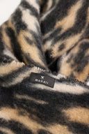 Load image into Gallery viewer, Monari Fluffy scarf with tiger pattern
