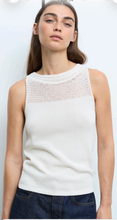 Load image into Gallery viewer, 80716	KNIT TANK Cream
