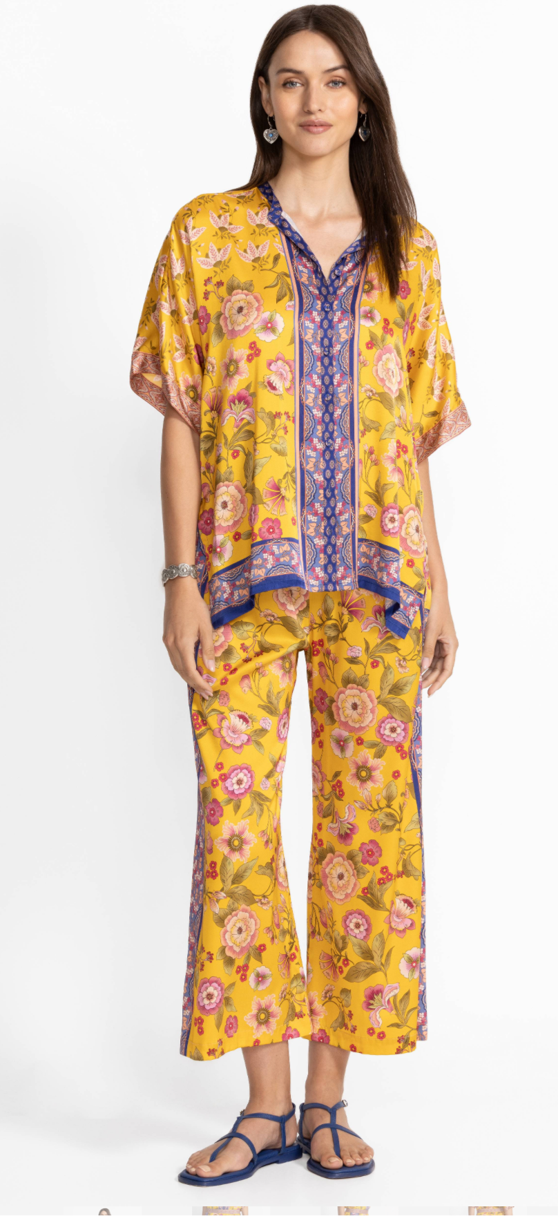 JOHNNY WAS YASMIN CROPPED EASY PANT