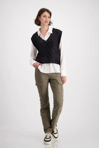 VEST BLACK MONARI 807925