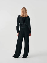 Load image into Gallery viewer, WIDE-LEG TROUSERS WITH CONTRAST WAISTBAND
