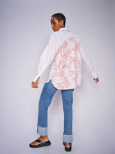 Load image into Gallery viewer, MOS MOSH Elinda Leafy Stripe Shirt Relaxed fit
