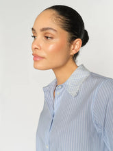 Load image into Gallery viewer, MOS MOSH Elinda Stripe Lace Shirt

