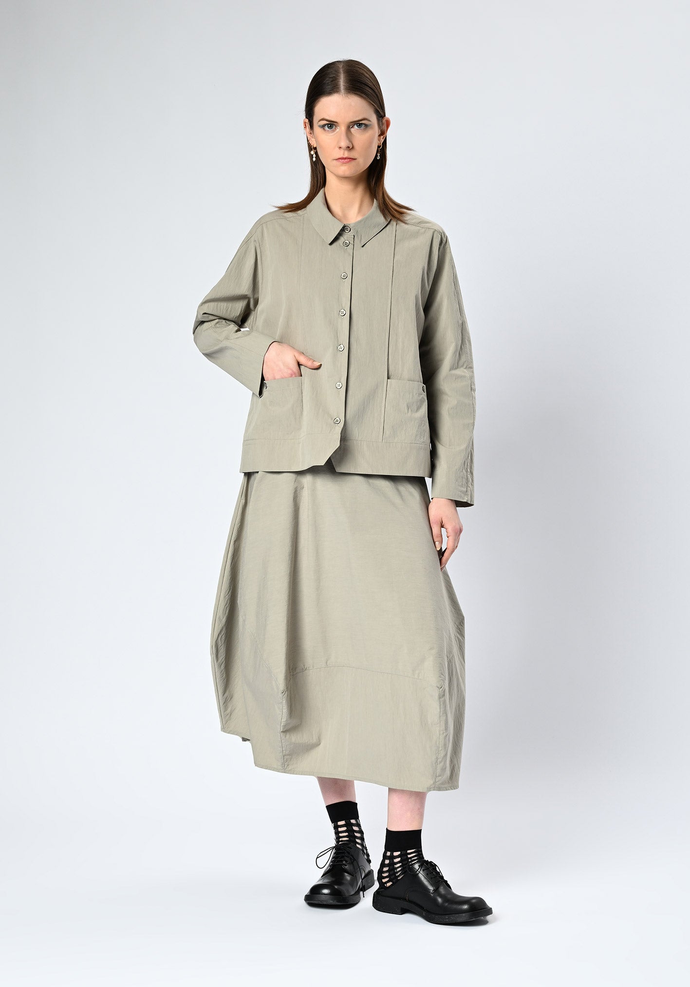 CBD Shirt Jacket Oyster