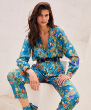 Load image into Gallery viewer, ANGELICA BIS BLOUSE IN PRINTED SILK TWILL -
