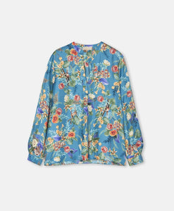 ANGELICA BIS BLOUSE IN PRINTED SILK TWILL -