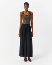 Load image into Gallery viewer, Dress with openwork cotton bodice with crystals
