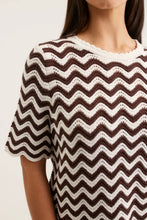 Load image into Gallery viewer, Rae Top In Choc/Ivory
