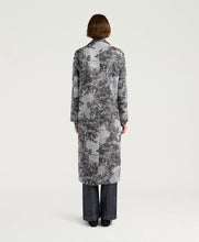 Load image into Gallery viewer, LEMONADE COAT IN PRINTED BONDED MELTON - SILVER MULTICOLOR
