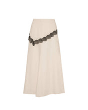 Load image into Gallery viewer, LONG SKIRT WITH LACE DETAIL
