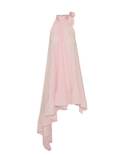 Load image into Gallery viewer, ASYMMETRICAL SILK DRESS WITH NECK TIE
