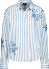 Load image into Gallery viewer, MONARI Blue Striped Blouse With Sequins | 409145
