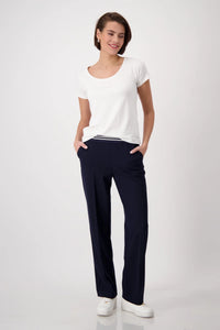 Monari  Deep Ocean Pull On Trousers - 409205