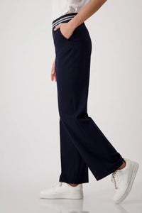 Monari  Deep Ocean Pull On Trousers - 409205