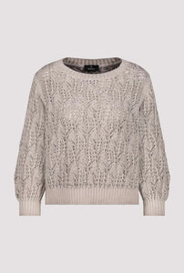 Monari Ajour jumper with embellishment 409246