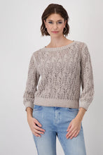 Load image into Gallery viewer, Monari Ajour jumper with embellishment 409246
