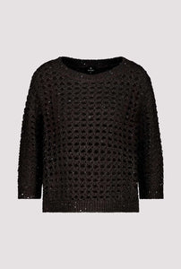 Monari Knitted Jumper with Sequins 409473