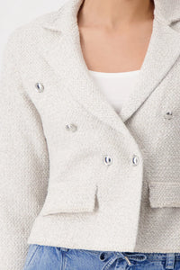 MONARI | JACKET TWEED KNIT BLAZER - WARM SAND 409479