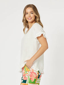 TULUM V NECK TOP