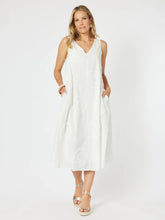 Load image into Gallery viewer, Emanuella Sleeveless Dress - White
