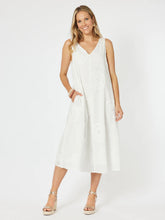 Load image into Gallery viewer, Emanuella Sleeveless Dress - White
