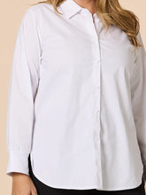 Load image into Gallery viewer, City Rib Cuff Shirt - White
