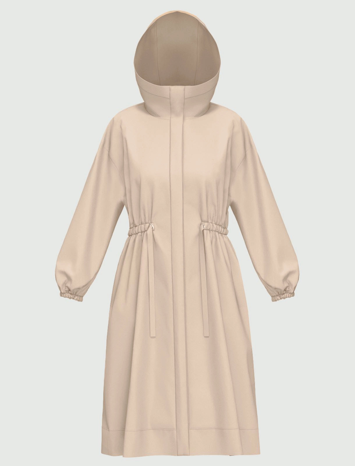 marella- Hooded drawstring raincoat PASQUA