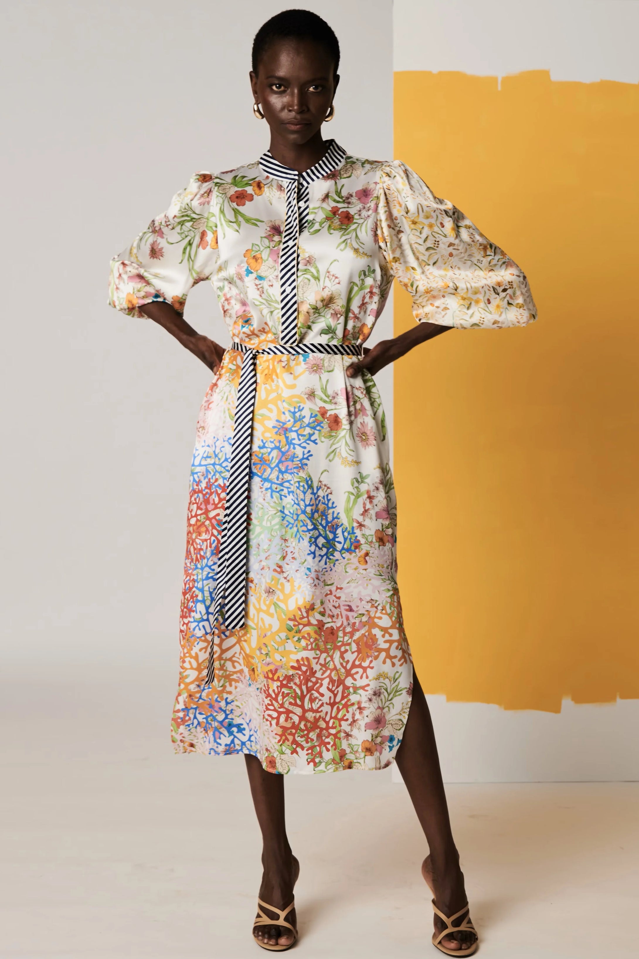 Herzens Angelegenheit Colourful silk dress 6171