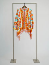 Load image into Gallery viewer, Herzens Angelegenheit Blouse poncho curry 6172
