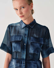 Load image into Gallery viewer, PRINTED PLEATED SHIRT DRESS
