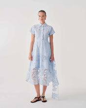 Load image into Gallery viewer, BRODERIE ANGLAISE SHIRT DRESS WITH BELT
