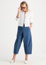 Load image into Gallery viewer, ZP8809 Pointelle Zip Cardi WHITE
