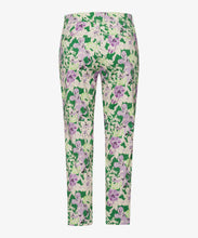 Load image into Gallery viewer, Mara S Apple Green Floral Chino Trousers
