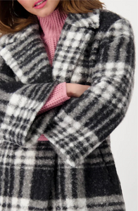 Black Pattern Coat 807814